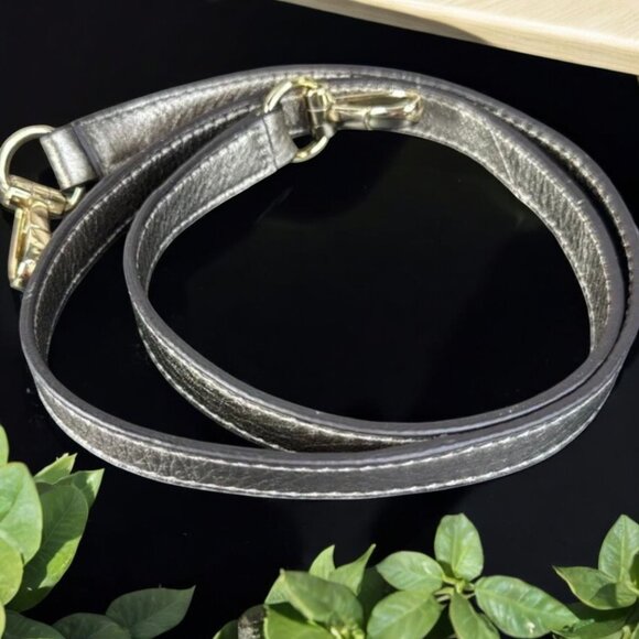 B. Makowsky Pebbled Leather Bronze Shoulder Bag - Picture 14 of 14